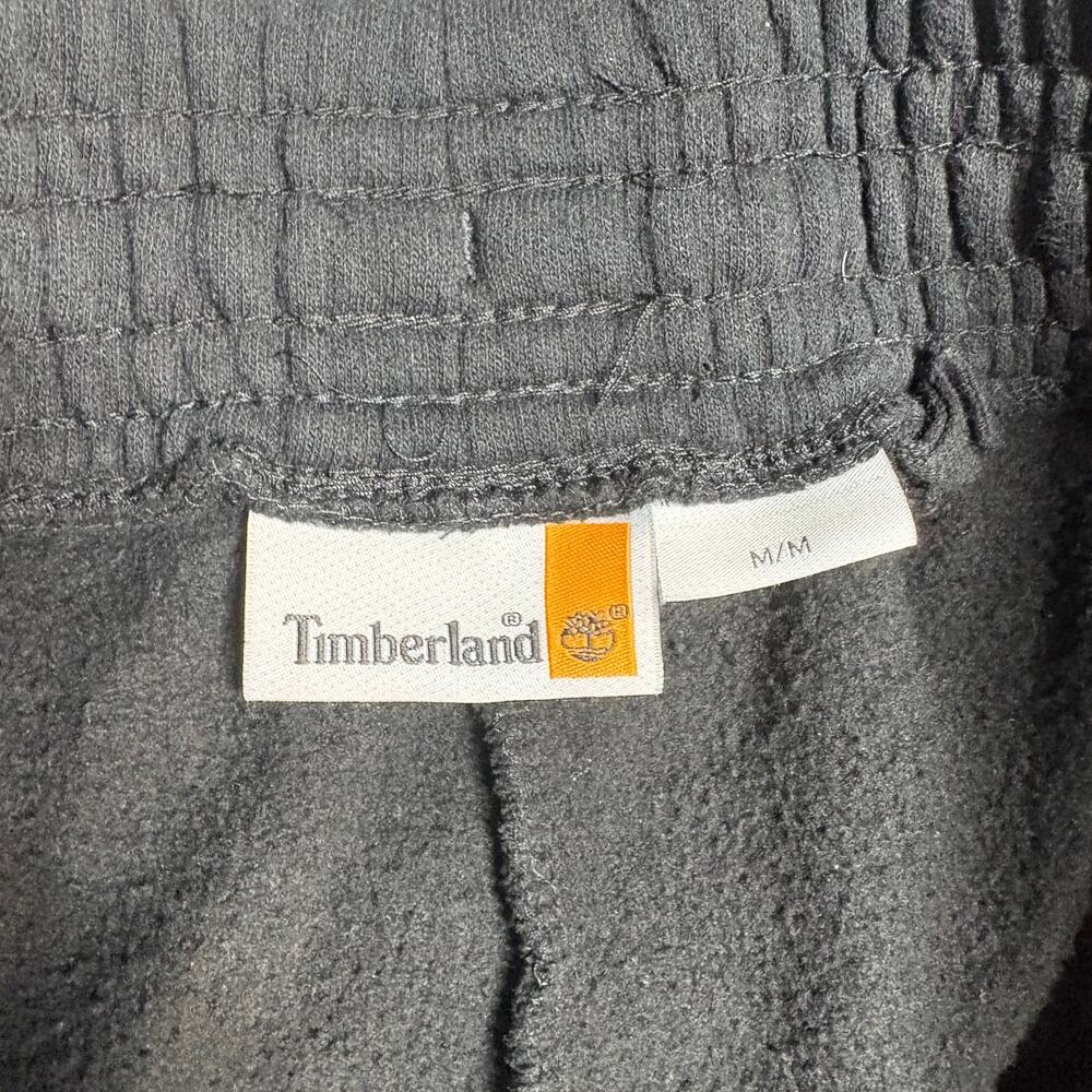 Timberland mens black stack logo sweat shorts - Picture 3 of 6